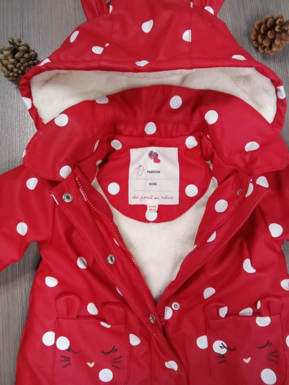 Magnífico abrigo impermeable DPAM 6 meses – photo 8